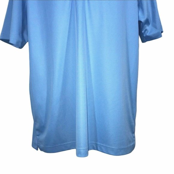 Greg Norman ML75 Play Dry Striped Golf Polo Large - Picture 3 of 7